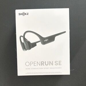 Shokz OpenRun SE Bone Conduction Over-Ear Headphones — Black